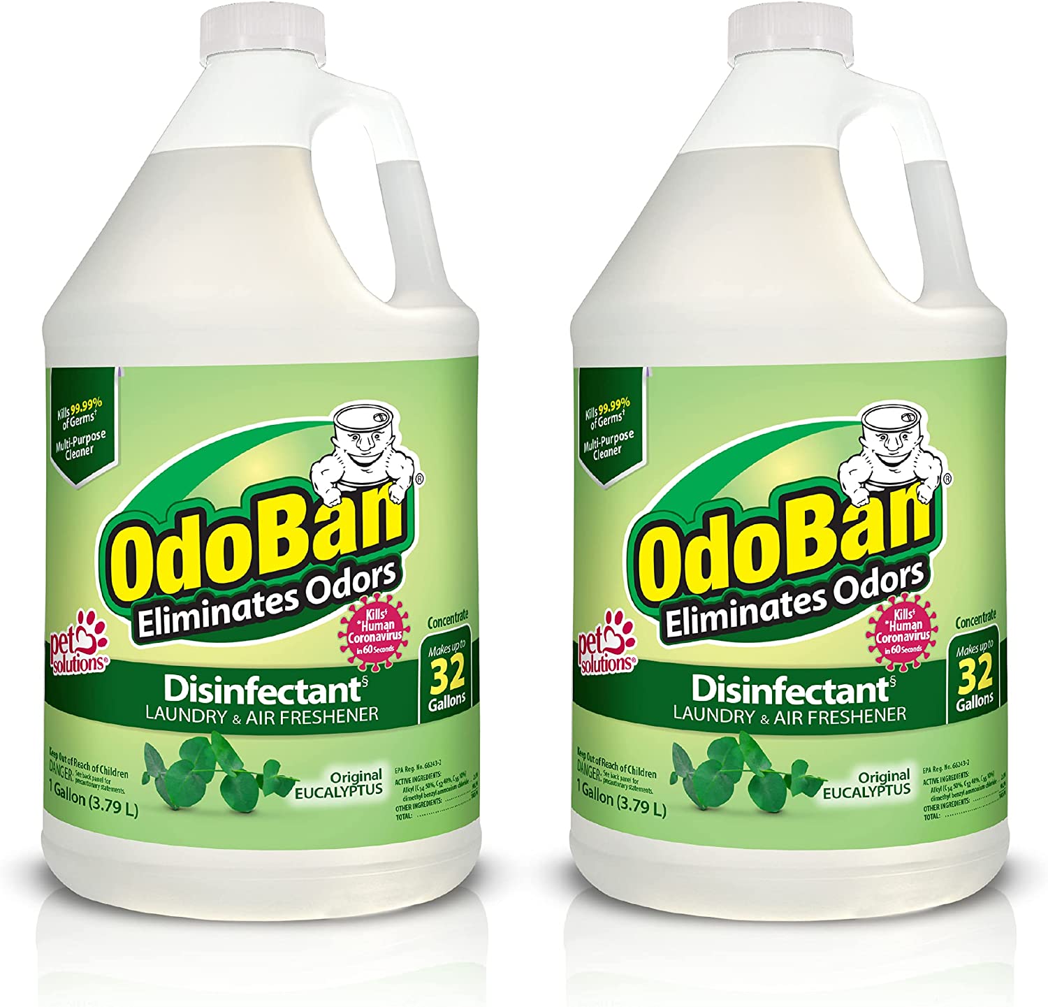 OdoBan Disinfectant Concentrate and Odor Eliminator, Original Eucalypt –  Clean Biz Network Shop